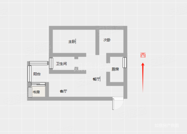 凤山丽景3室2厅1卫80㎡南北38万