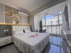 杭州钱塘金沙湖免佣！金沙湖天街整租奶油风温馨小屋包网带烘干机投影仪可月付出租房源真实图片