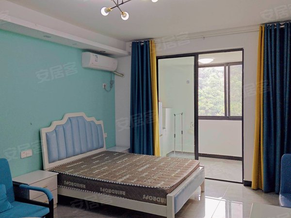 杭州富阳鹿山西山路191号楼鹿山公馆 七小 江边 精装带阳台单身公寓