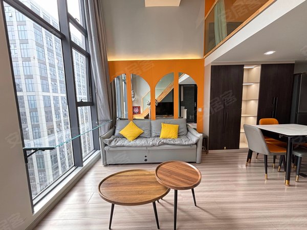 昆明五华龙泉路万彩城(商住楼)万彩城loft公寓 全套家具拎包入住 精