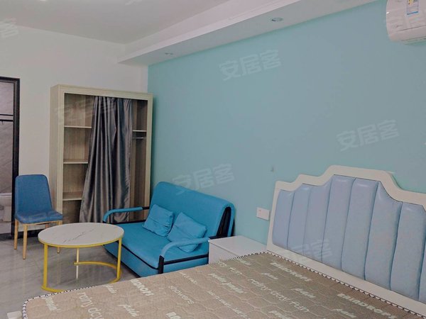 杭州富阳鹿山西山路191号楼鹿山公馆 七小 江边 精装带阳台单身公寓