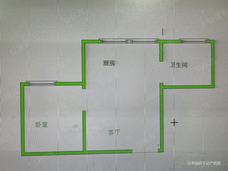 登高小区1室1厅1卫32.35㎡东南17万