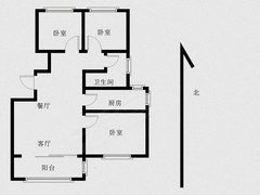 青岛城阳实验二小万科春阳花园 3室1厅1卫出租房源真实图片