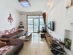 武汉黄陂前川房源采光好，南北通透，业主诚意出南德滨水雅苑电梯两房出租房源真实图片