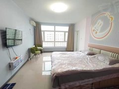 齐齐哈尔建华万达广场万达，溪畔华庭a区电梯22楼1室精装修，家具家电齐全，有空调出租房源真实图片