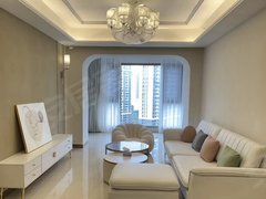 怀化鹤城城南万达广场 岳麓青城 锦绣五溪 奶油风两房 可短租 拎包入住。出租房源真实图片