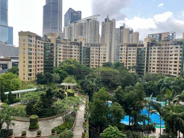 深圳福田福田中心区中海华庭福田中心区,精装3房,业主首租,家私齐全