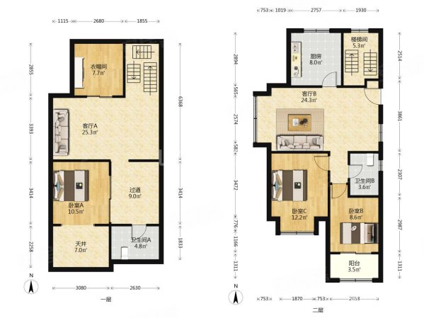 中国铁建香榭国际4室2厅2卫163.18㎡南438万