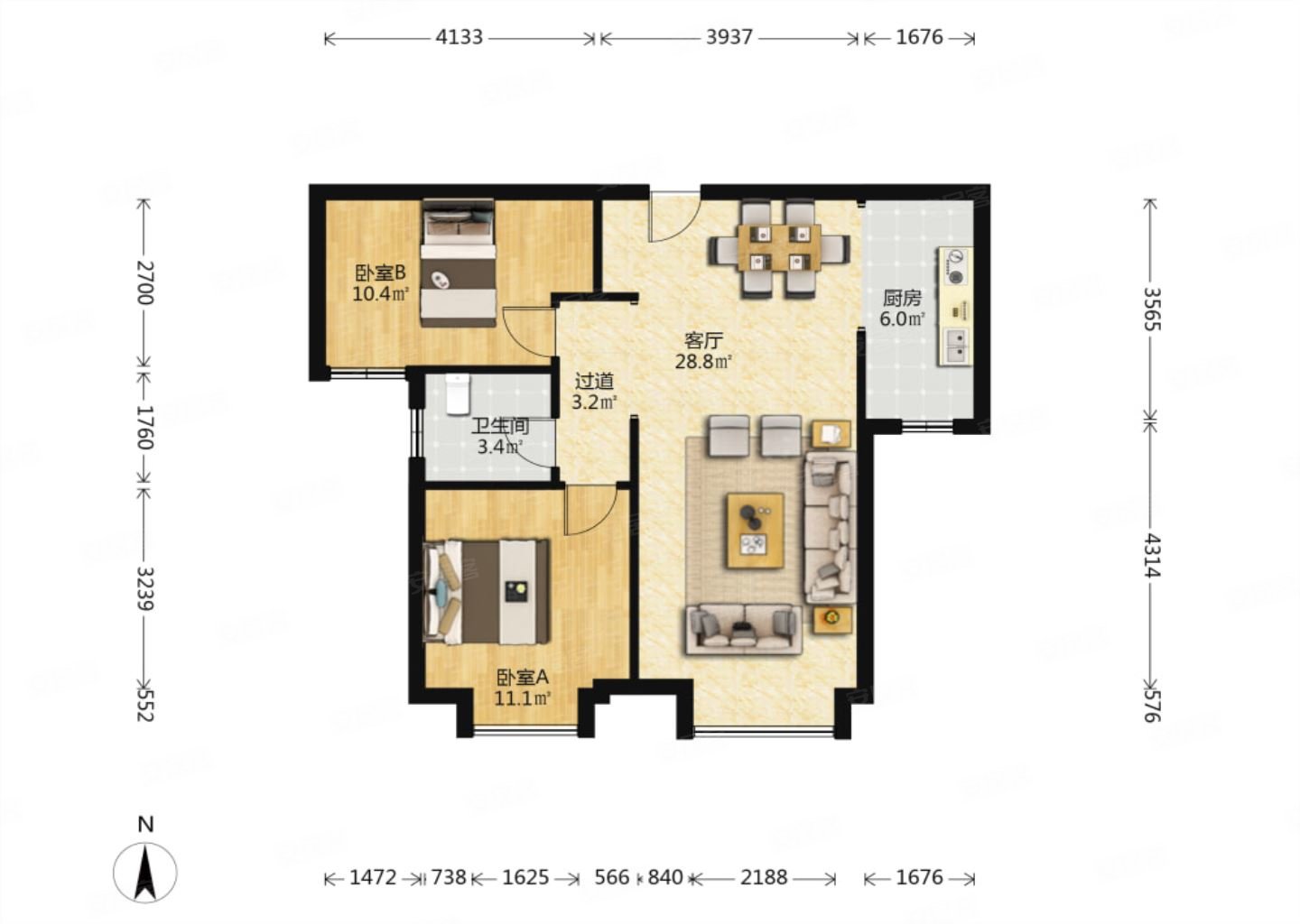 江山丽城小高层70年产权人车分流精装套二全明户型可以谈