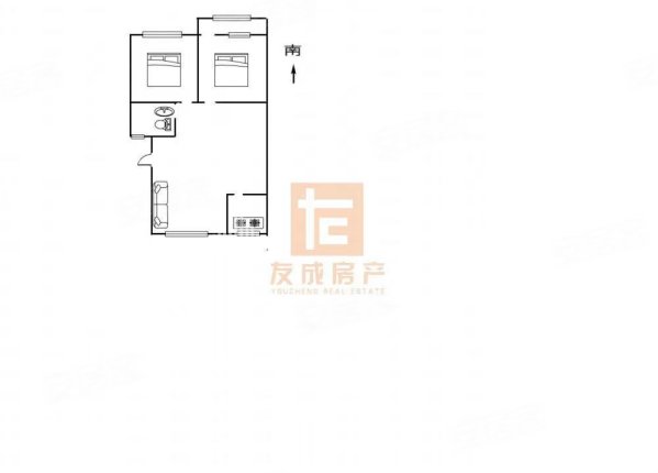 鲁西集团英才小区2室2厅1卫80㎡南北77万