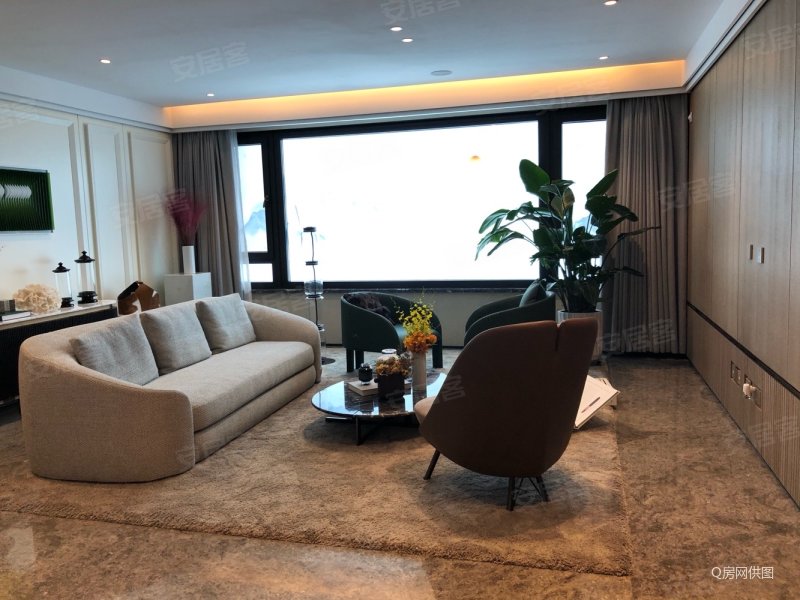 崂山核心区位青岛实验 盘带9000精装修,看海大平层,银丰玖玺城二手房