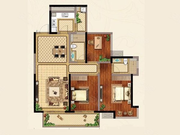 南宁良庆五象大道彰泰城总部基地彰泰城小区三房全新 新小区 近地铁口