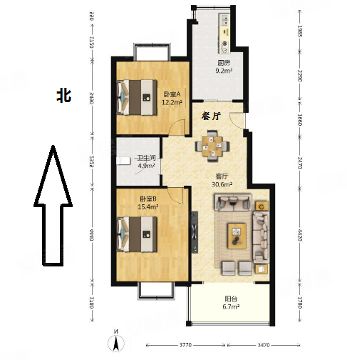 降价了汇翠花园小高层11楼到顶通厅通卧一梯两户全天采光