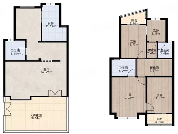 杭州富阳银湖三江鸣翠蓝湾(公寓住宅)整租|鸣翠蓝湾(别墅)5室2厅 家具