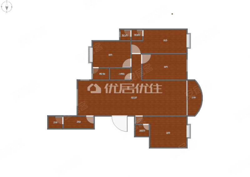 青秀万达公馆4室2厅3卫202㎡南300万