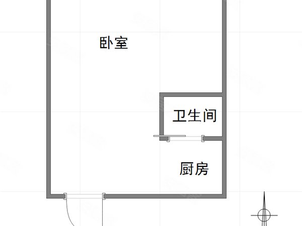 【多圖】天宇大廈,觀音橋租房,天宇大廈 1室 45平 電梯房 精裝修,江北