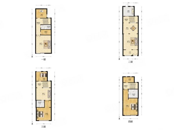 毕加索艺墅4室2厅3卫242㎡南北1490万