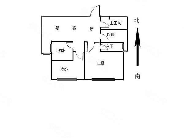 宿州埇桥百货大楼宿州cbd万达广场宿州cbd万达广场 3室2厅2卫 南北