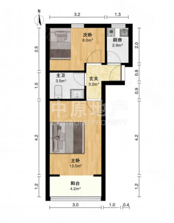 控江四村2室1厅1卫42.41㎡南220万