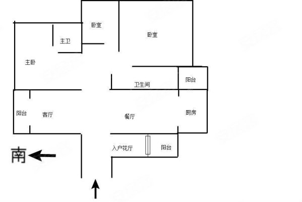 彝海北岸4室2厅2卫170㎡南北57万