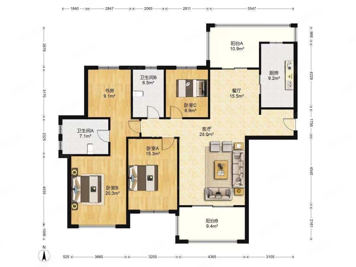 玲珑湾花园尚玲珑小区中间中间楼层统装地暖大平层随时看房
