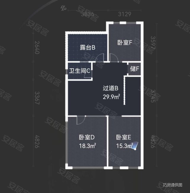 中海央墅5室3厅4卫352㎡南北370万