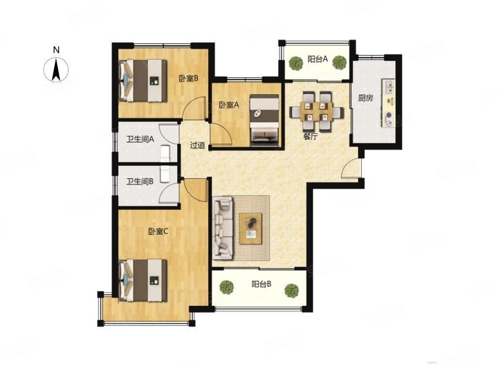 恒大翡翠华庭双卫潍坊七中近出行方便小区新电梯房