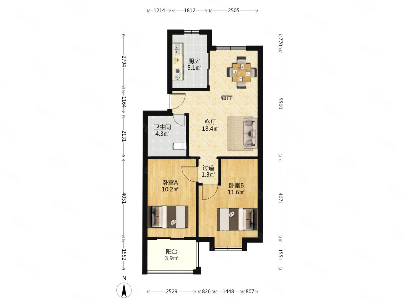近地铁优满五城区小户型不错之选