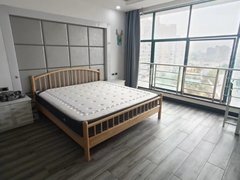 湖州长兴长兴市区古城街公寓一室一厅一厨一卫大落地窗出租房源真实图片