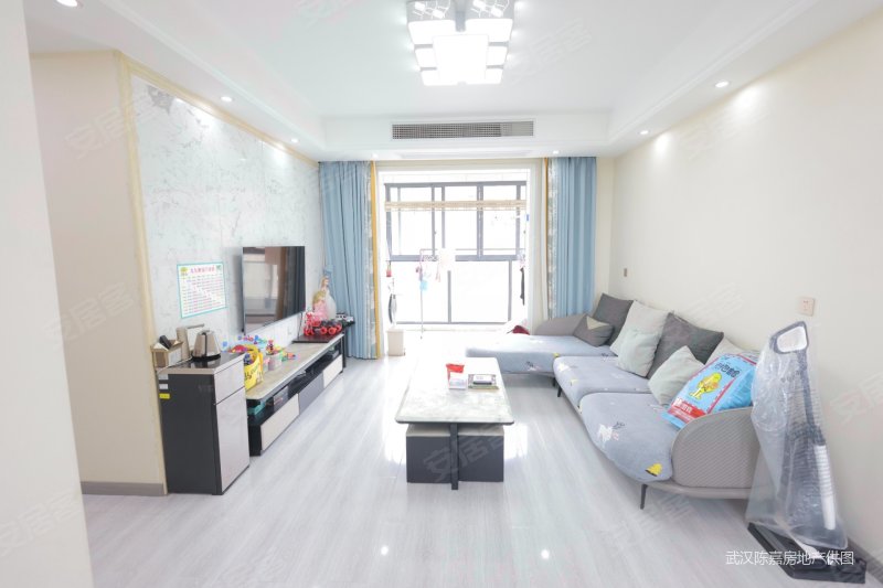 好楼层 南北通透,富丽金澜湾二手房,90万,3室2厅,2卫,110平米-武汉