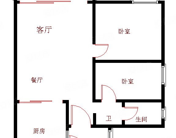【多图】瑞东花园,文冲租房,瑞东花园 2室2厅1卫 配套齐全 电梯房