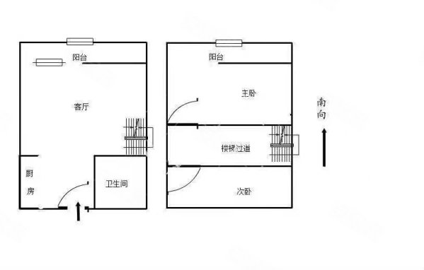 海伦中心2室1厅1卫47.99㎡东36万