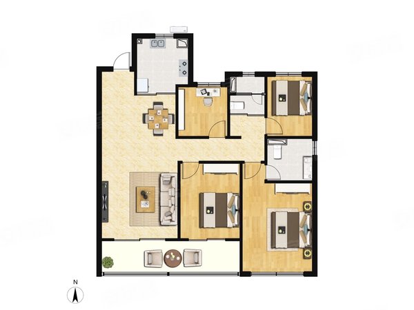 杭州余杭勾庄上亿彩虹郡上亿彩虹郡,地铁口10号线 ,三室一厅拎包入住
