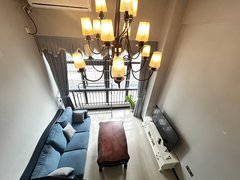 江门蓬江汇悦大融城奥园广场附近 摩根国际复式精装公寓 拎包入住出租房源真实图片