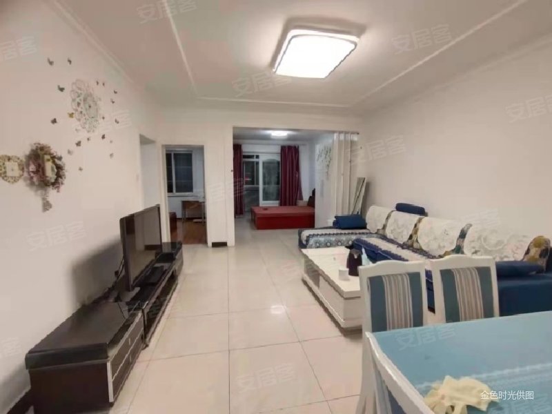 (必看好房)龙府花园 精装中层南北三居97平  仅   诚售