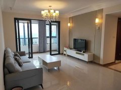 湘潭九华经济开发区开发区周边湘潭和平江声学校附近，恒大御景半岛 3室2厅2卫  精装修出租房源真实图片