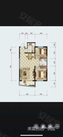 金丝新天地2室2厅1卫95㎡南北38万