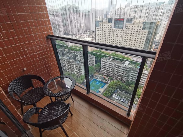 【多图】幸福华府,蔡屋围租房,幸福华府 新装一房 大阳台 拎包入住