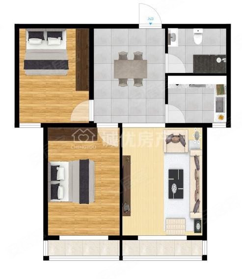 环京天悦纯南户型业主急售还可议7w总价超