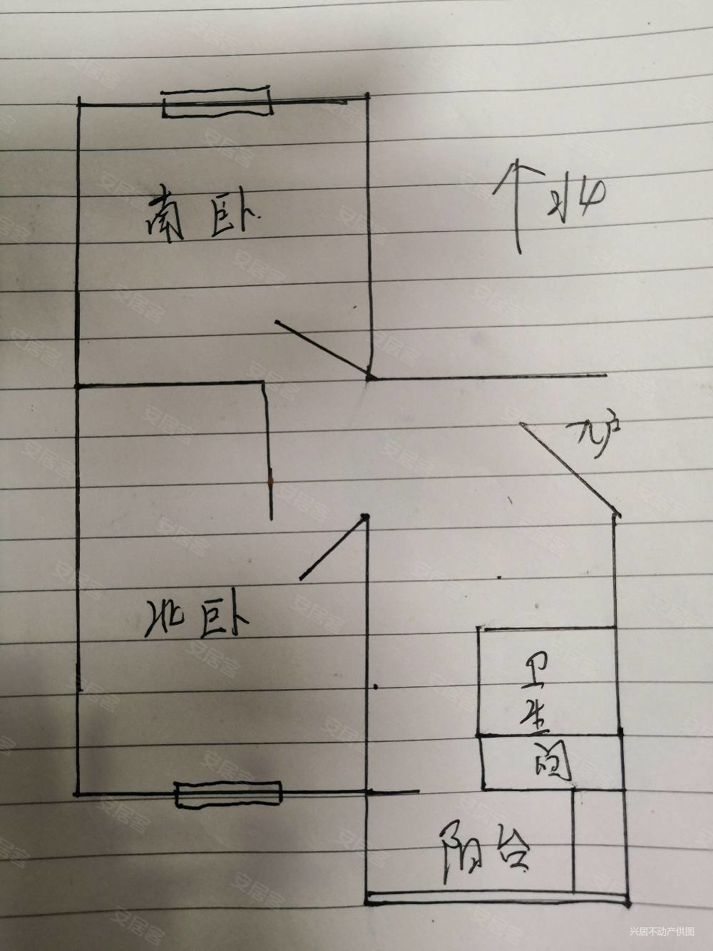 通天社区(南通天街东)2室1厅1卫63㎡南北59.8万