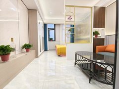 金华东阳东阳江北革成小区 滨江国际附近  精装修  落地窗  网红一室一厅出租房源真实图片