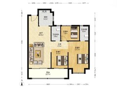 宁波慈溪慈溪市区紫阙台 3室2厅2卫出租房源真实图片