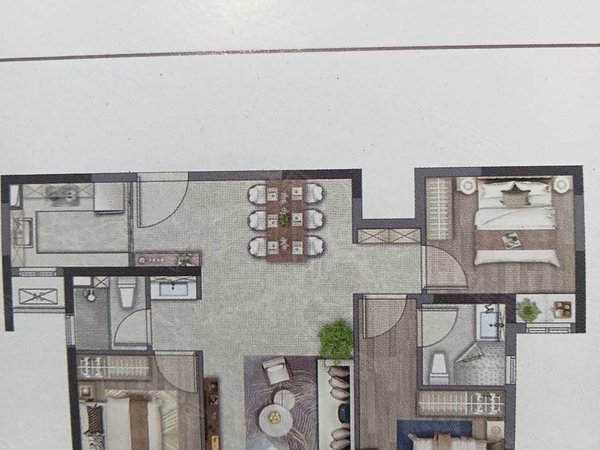 泉州石狮石狮服装城世茂璀璨狮城(二期)出租世茂八期精装3房2卫户型