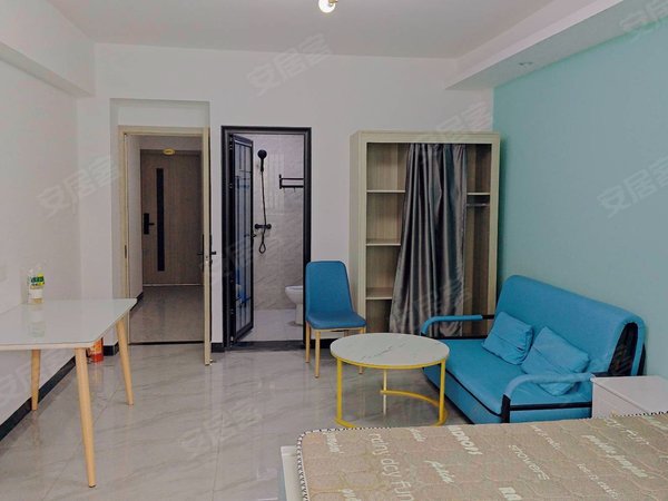 杭州富阳鹿山西山路191号楼鹿山公馆 七小 江边 精装带阳台单身公寓