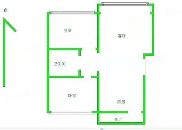 铂金公馆2室2厅2卫140㎡南北85.8万