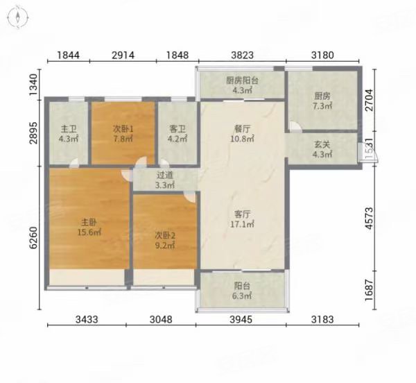 金坛碧桂园(一区)3室2厅2卫126㎡南北139.8万