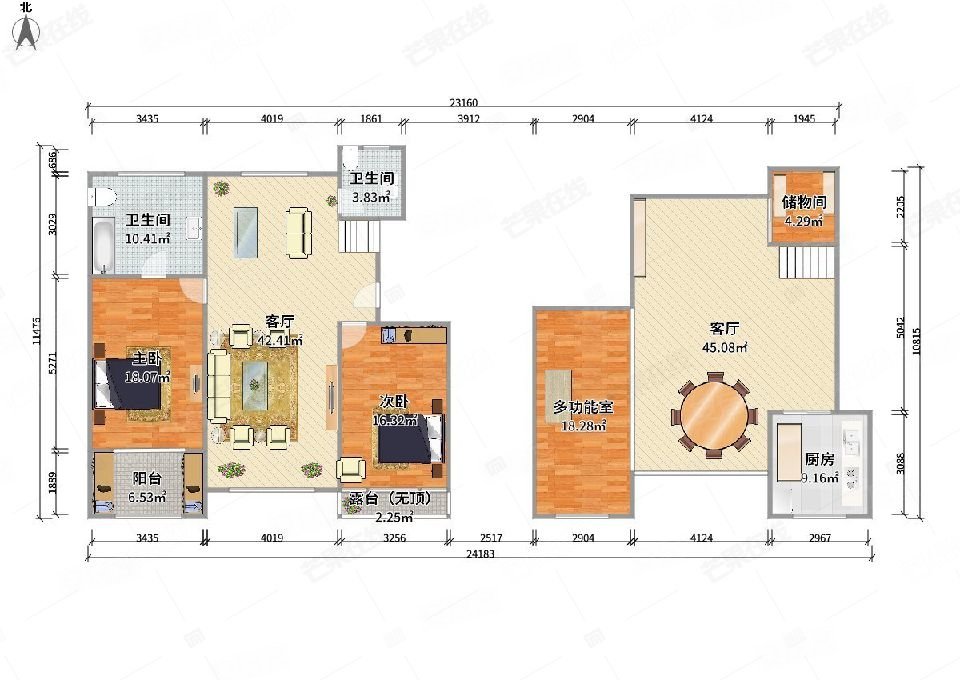 郡原小石城郡原望庄