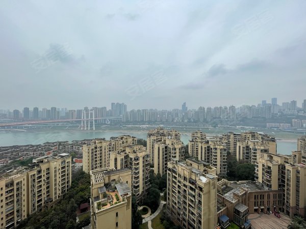 重庆南岸铜元局融侨城花漫庭全朝江景 看渝中夜景 花朵培育基地旁 双