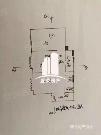 览山国际3室2厅1卫105㎡南北79.8万