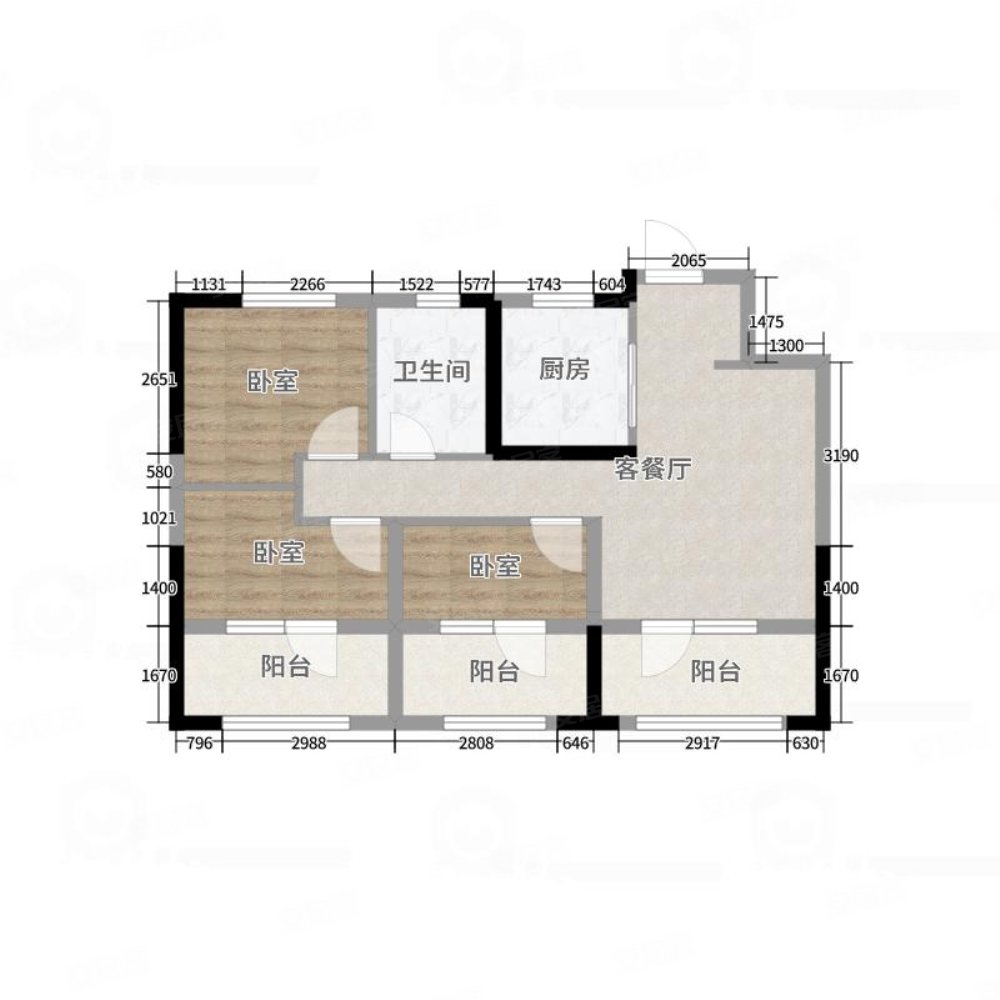 中南漫悦湾(洋房)133平套四精装仅需103.8万